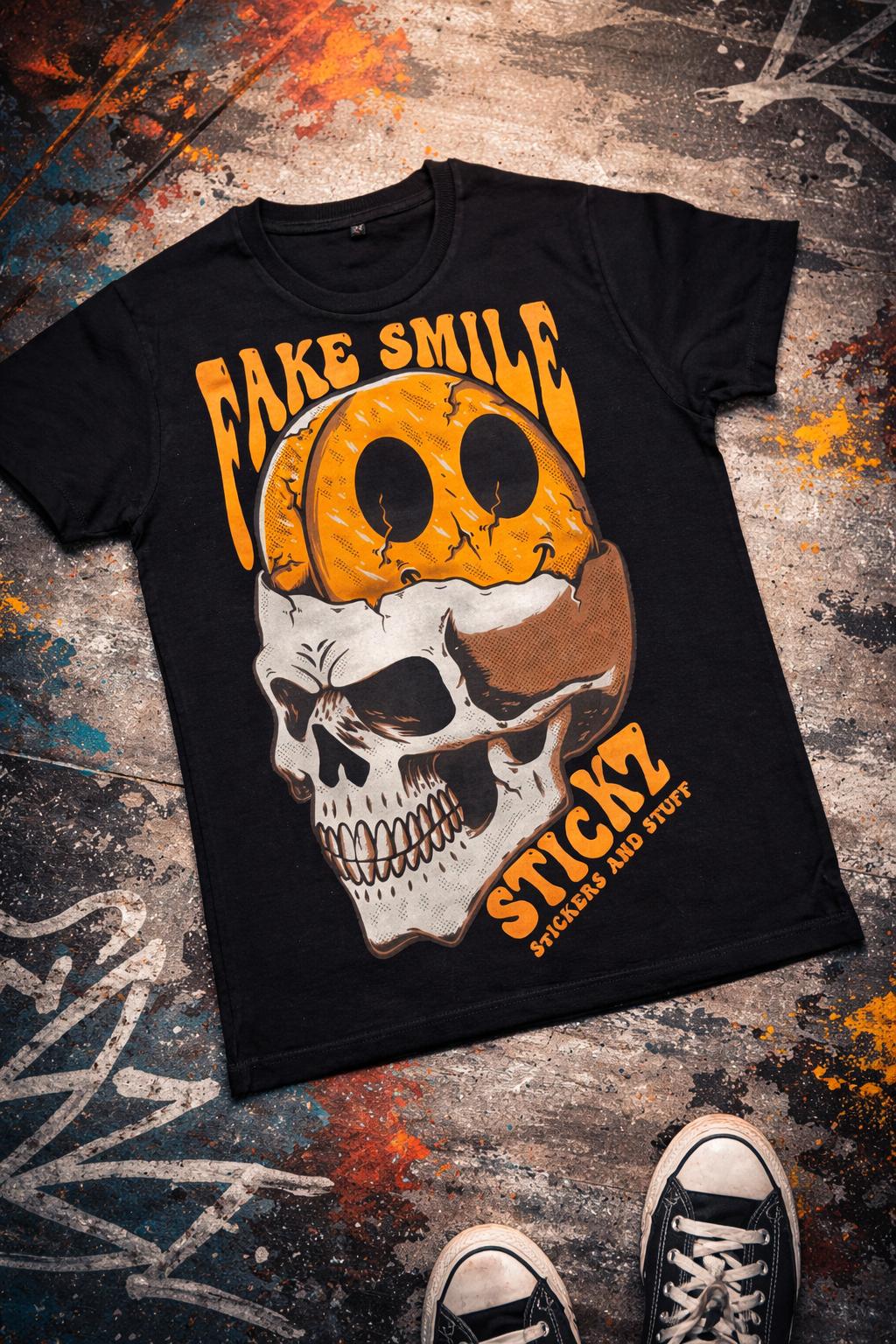 Tryckt t-shirt med Crazy Lixx-design